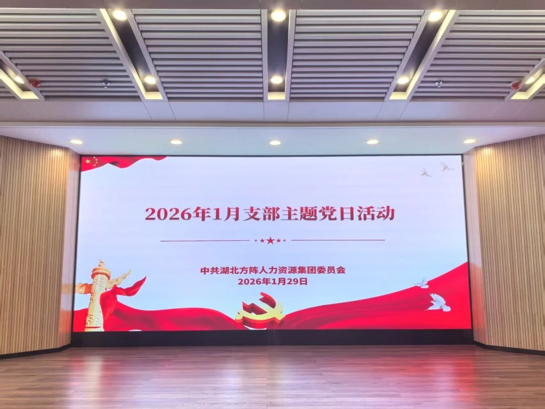 方阵集团党委开展一月支部主题党日活动