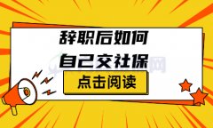 辞职后如何自己交社保，才能不断缴呢？