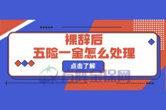 裸辞后五险一金怎么处理？这个方法你了解吗？