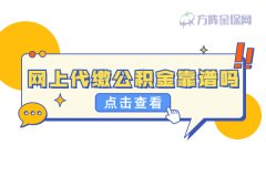 网上代缴公积金靠谱吗，方阵小编为您解答