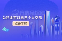 在武汉住房公积金可以自己个人交吗？