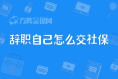 没有找到新工作，辞职自己怎么交社保？