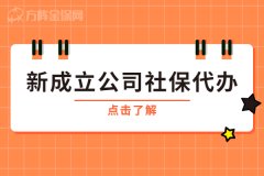 新成立公司社保代办，省心省力！