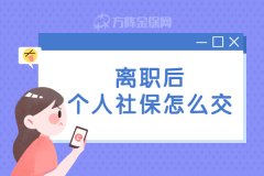 武汉离职后个人社保怎么交？