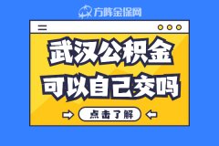 <b>外地离职后，回武汉公积金可以自己交吗？</b>