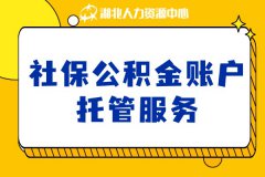 社保公积金账户托管服务包含哪些内容？